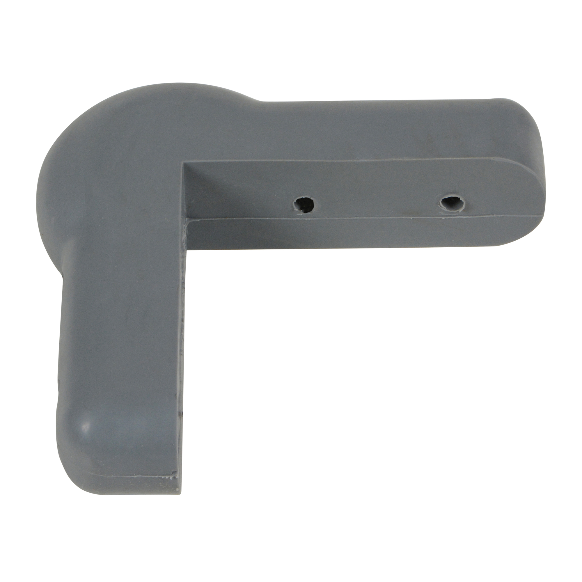 Vestil Rubber Corner Guard Set - 1-1/16in., 4.25in. Length, 12 Pcs, Gray, Model# CB-3